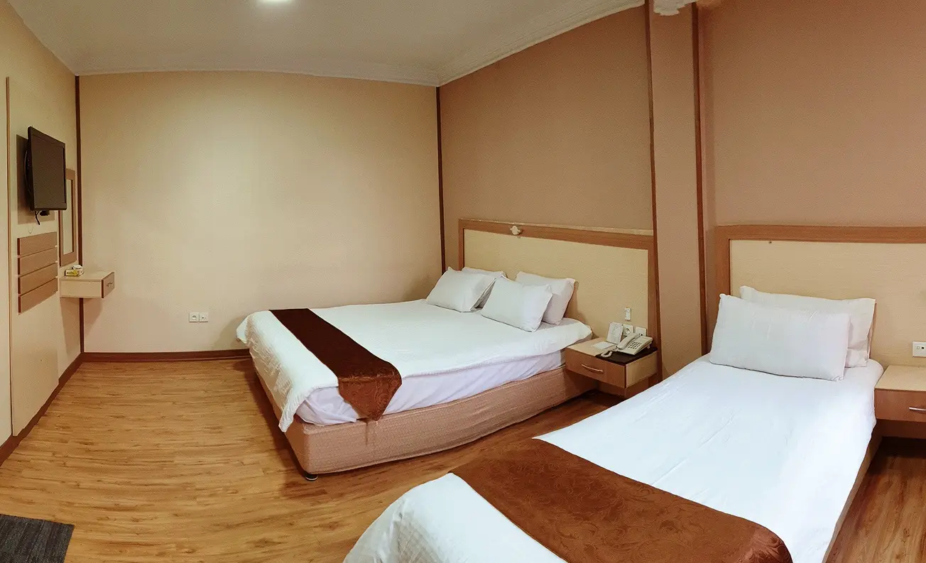 Pamchal Hotel bathroom with modern fixtures - clean and comfortable